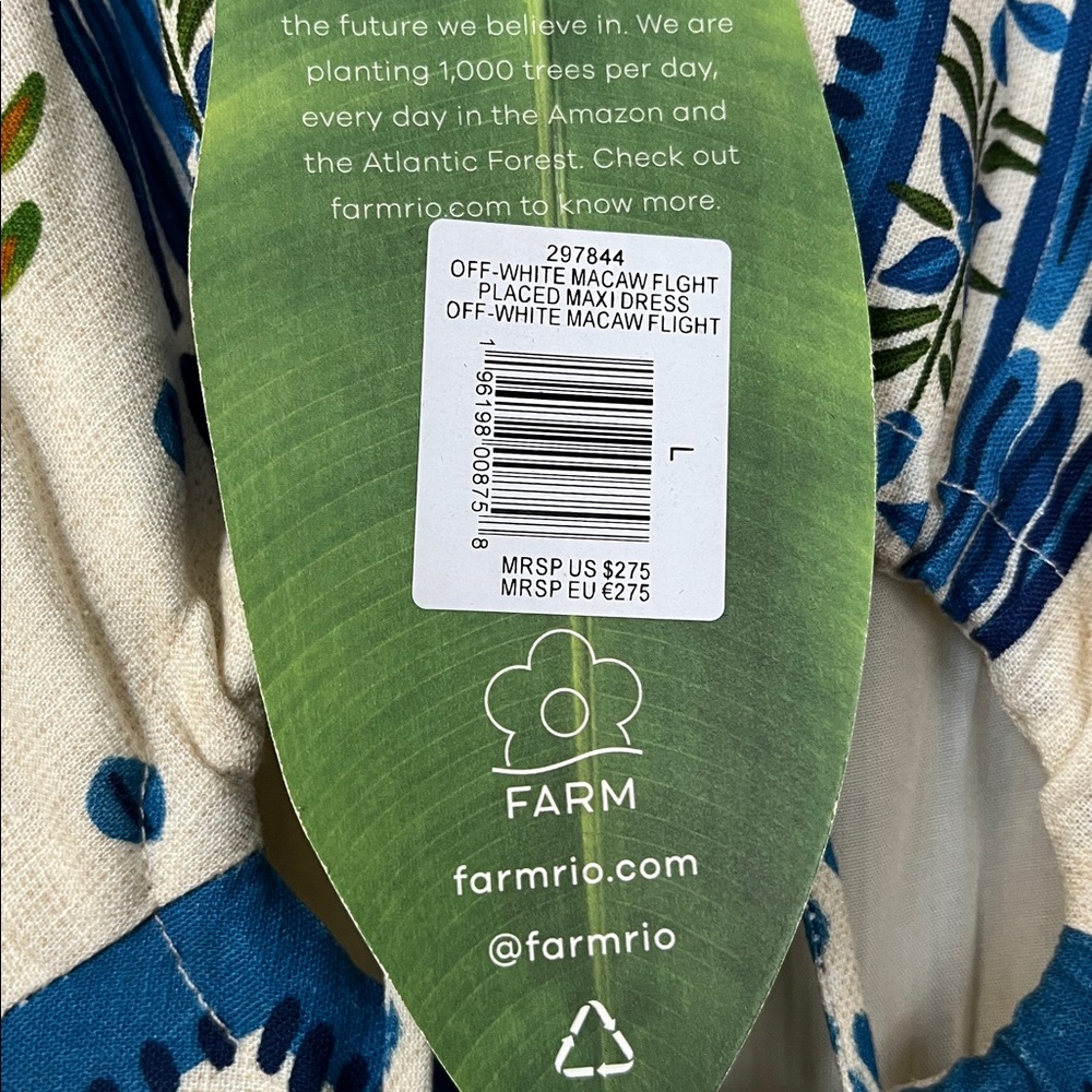 Farm Rio Macaw Flight Maxi Dress - Picture 7 of 7